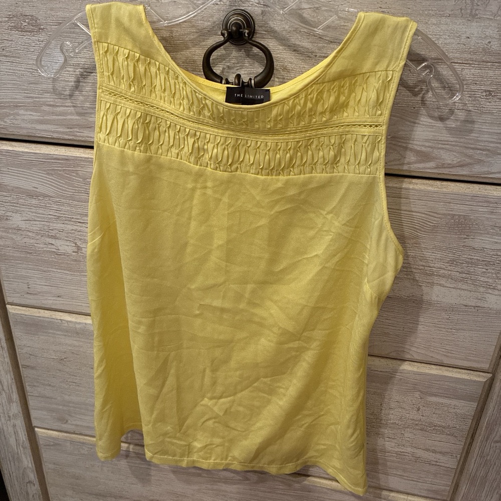 The Limited Yellow Sleeveless Top